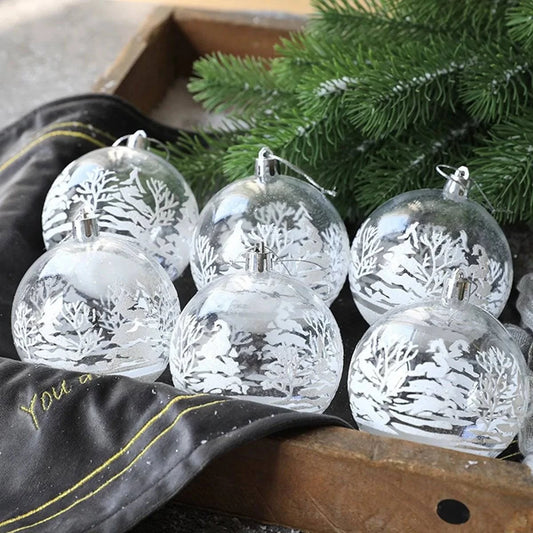 Sparkle Up Your Holiday Decor with a Christmas Transparent Ball Pendant ✨🎄 - Home Kartz
