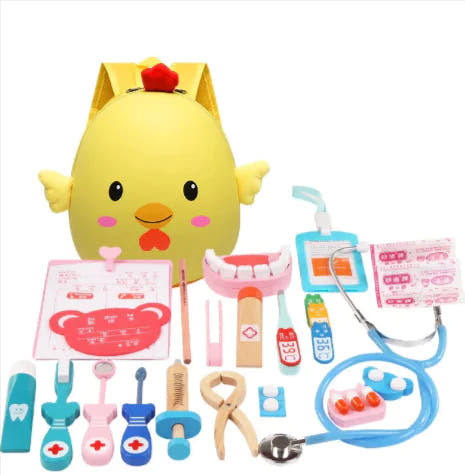 Cure Curiosity - Montessori Wooden Doctor Set That Inspires Kindness & Learning!