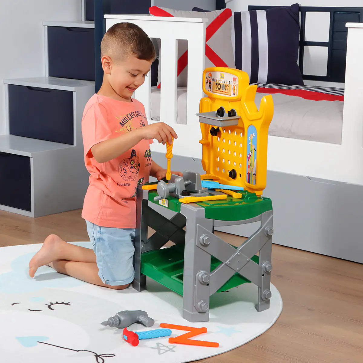 Build Confidence Through Play — A 33-Piece Montessori Tool Bench That Inspires Little Makers to Learn by Doing