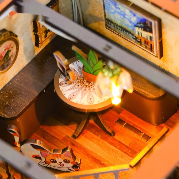 Turn Creativity into Art - DIY Wooden Café Model for Hobbyists & Dreamers!