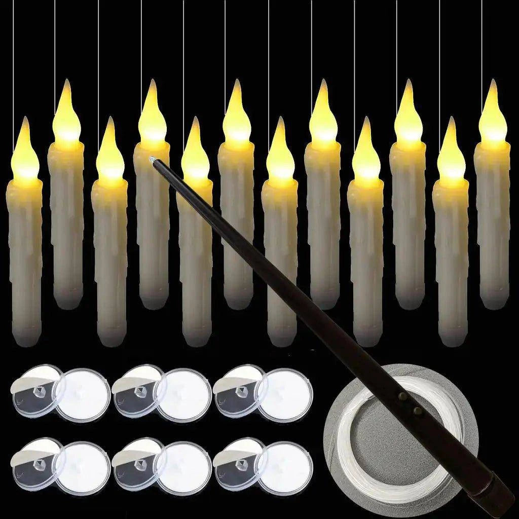 Enchant Your Halloween with Floating Witch Candles 🧙‍♀️ - Home Kartz