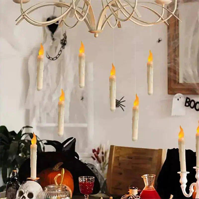Enchant Your Halloween with Floating Witch Candles 🧙‍♀️ - Home Kartz