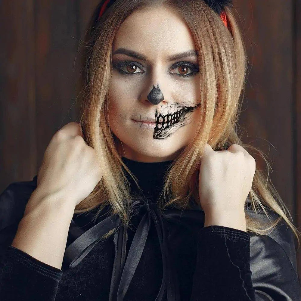 Halloween Ghost Teeth Sticker – 10-Piece Set for Spooky and Fun Costumes - Home Kartz
