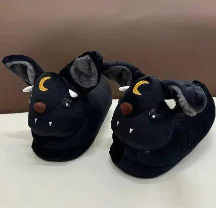 Halloween Horror Plush Slippers – Cozy Comfort with a Spooky Twist - Home Kartz