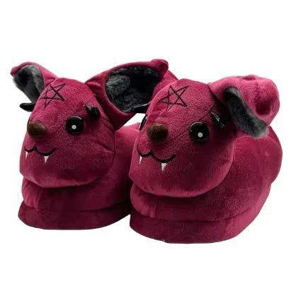 Halloween Horror Plush Slippers – Cozy Comfort with a Spooky Twist - Home Kartz