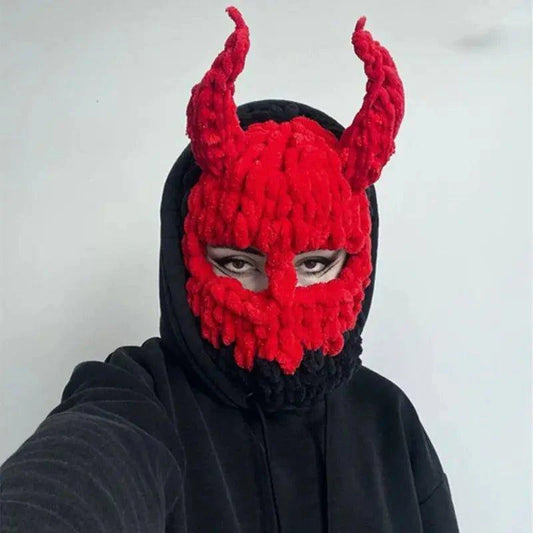 Stay Warm and Spooky with Our Halloween Knitted Balaclava Hat – The Perfect Halloween Accessory! - Home Kartz