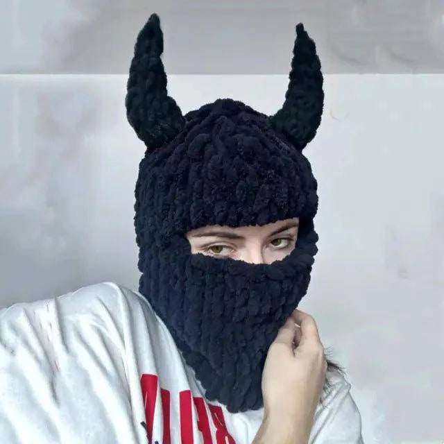 Stay Warm and Spooky with Our Halloween Knitted Balaclava Hat – The Perfect Halloween Accessory! - Home Kartz