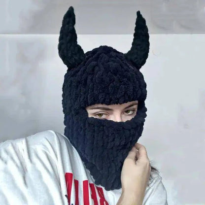 Stay Warm and Spooky with Our Halloween Knitted Balaclava Hat – The Perfect Halloween Accessory! - Home Kartz