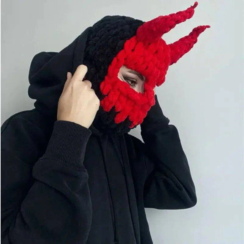 Stay Warm and Spooky with Our Halloween Knitted Balaclava Hat – The Perfect Halloween Accessory! - Home Kartz