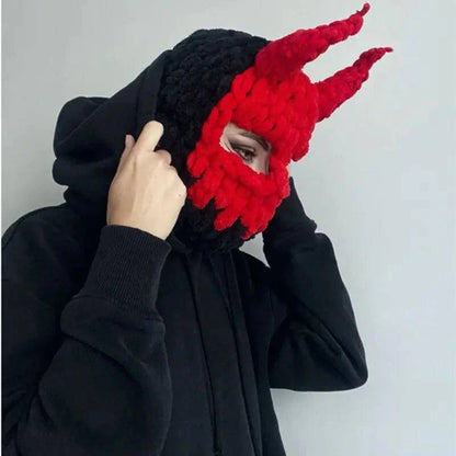 Stay Warm and Spooky with Our Halloween Knitted Balaclava Hat – The Perfect Halloween Accessory! - Home Kartz