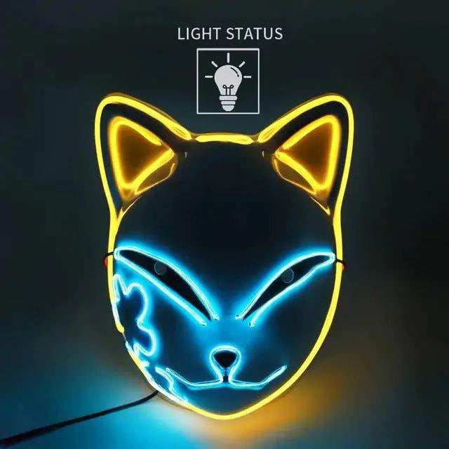 Illuminate Your Look with the Halloween LED Cat Mask 🎃 - Home Kartz