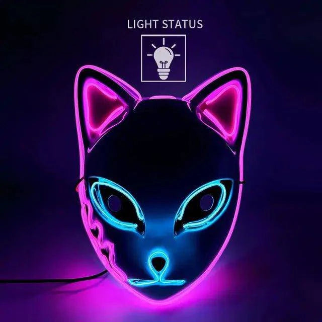Illuminate Your Look with the Halloween LED Cat Mask 🎃 - Home Kartz