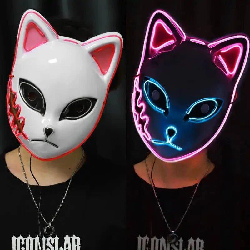Illuminate Your Look with the Halloween LED Cat Mask 🎃 - Home Kartz