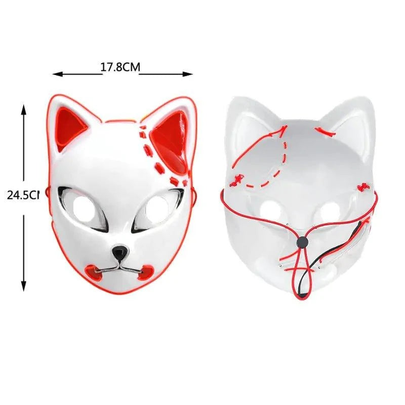 Illuminate Your Look with the Halloween LED Cat Mask 🎃 - Home Kartz