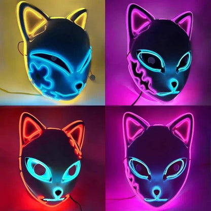 Illuminate Your Look with the Halloween LED Cat Mask 🎃 - Home Kartz