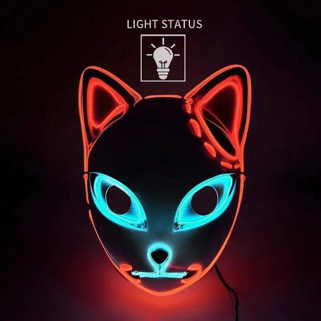 Illuminate Your Look with the Halloween LED Cat Mask 🎃 - Home Kartz