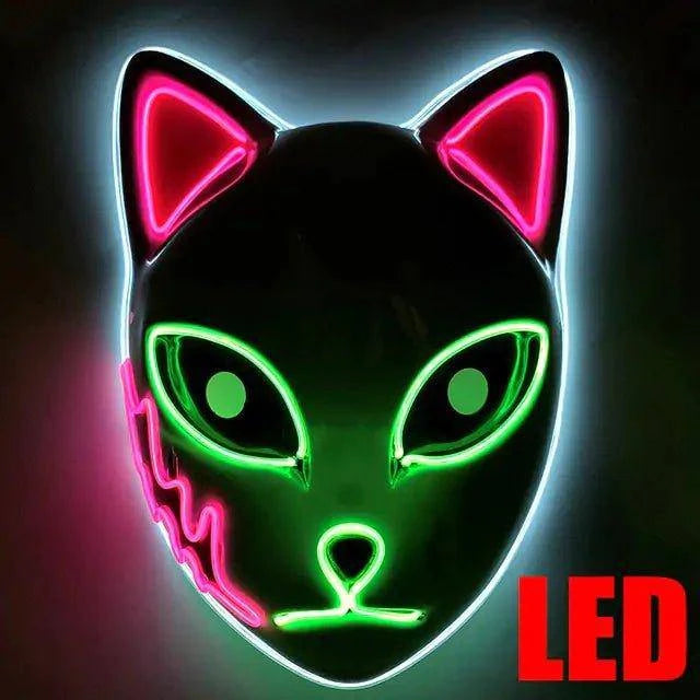 Illuminate Your Look with the Halloween LED Cat Mask 🎃 - Home Kartz