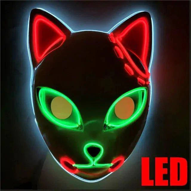 Illuminate Your Look with the Halloween LED Cat Mask 🎃 - Home Kartz