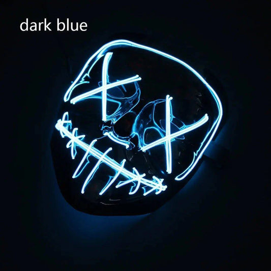 LED Halloween Mask – Light Up Your Halloween Costume with Eerie Glow - Home Kartz