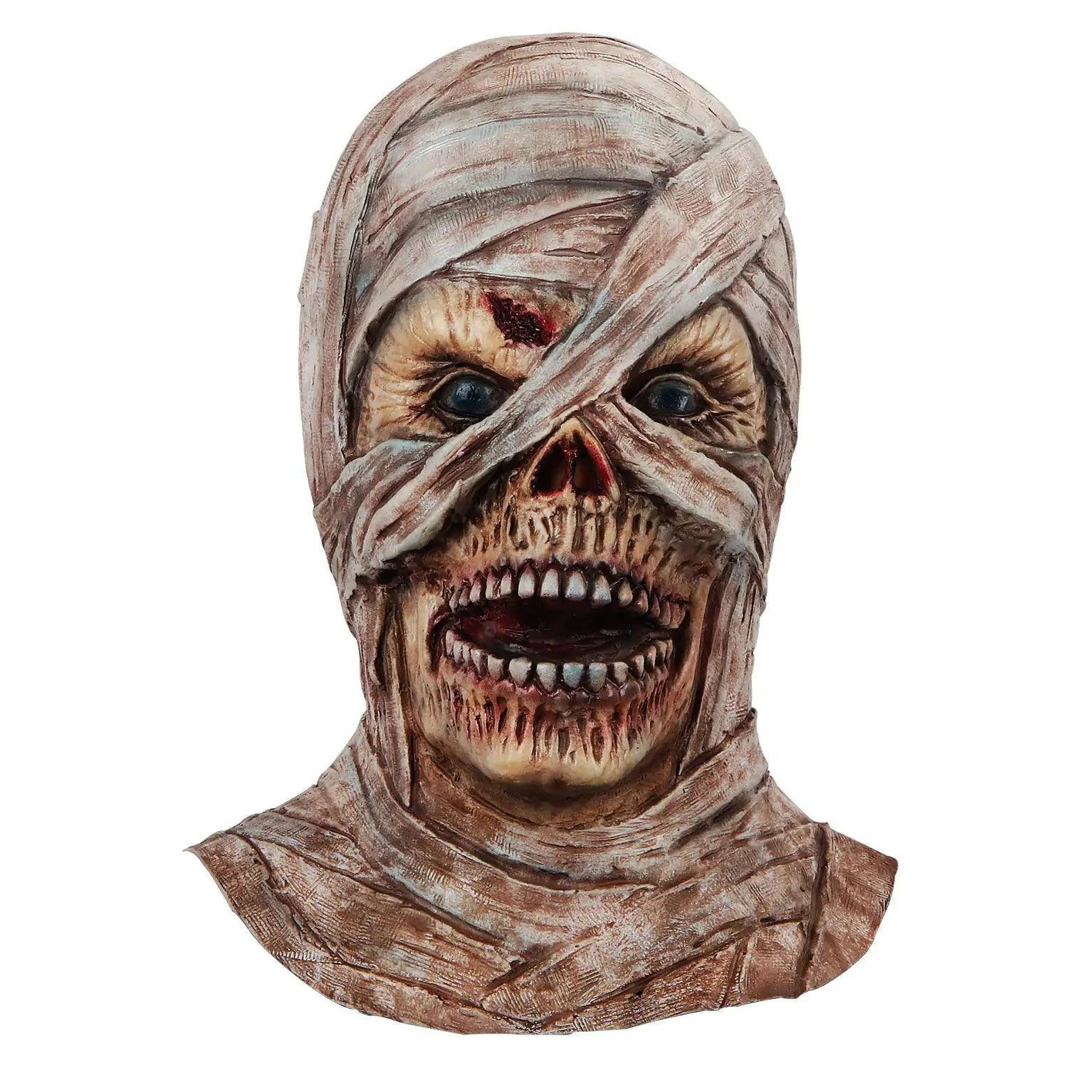 Terrifying Mummy Zombie Latex Mask – Realistic Halloween Costume Mask for Spooky Fun - Home Kartz