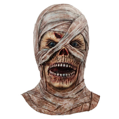 Terrifying Mummy Zombie Latex Mask – Realistic Halloween Costume Mask for Spooky Fun - Home Kartz