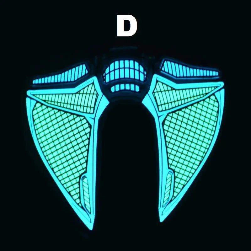 Light Up the Night with the Halloween Party LED Mask – Stand Out with Glowing Style! - Home Kartz