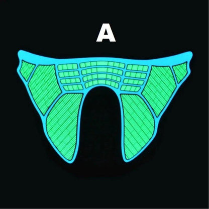 Light Up the Night with the Halloween Party LED Mask – Stand Out with Glowing Style! - Home Kartz