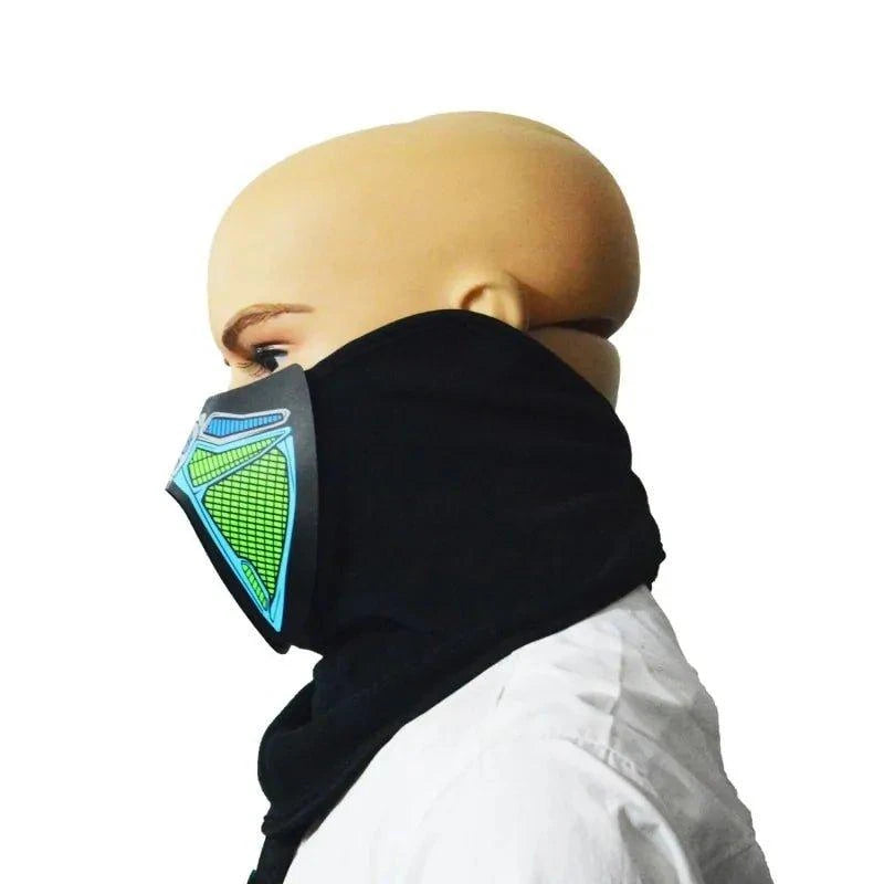 Light Up the Night with the Halloween Party LED Mask – Stand Out with Glowing Style! - Home Kartz