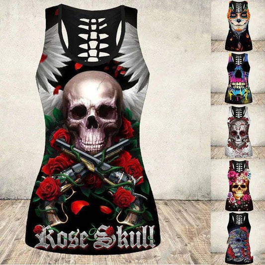 Halloween Skull Shirt – Bold & Comfortable, Perfect for Spooky Festivities! - Home Kartz