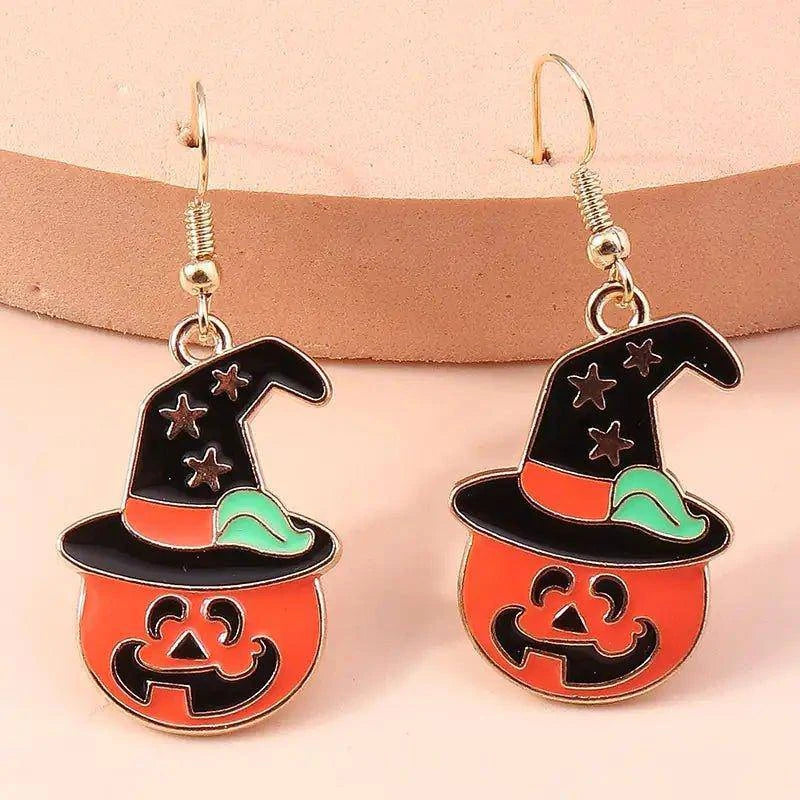 Halloween-Themed Drop Earrings - Spooky & Fun Designs for the Perfect Costume Accessory 🎃 - Home Kartz