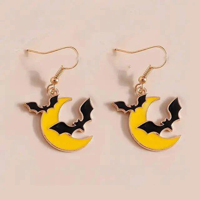 Halloween-Themed Drop Earrings - Spooky & Fun Designs for the Perfect Costume Accessory 🎃 - Home Kartz