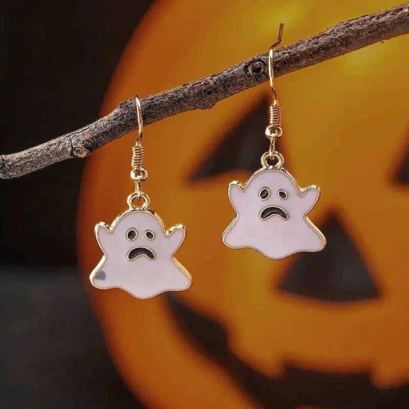 Halloween-Themed Drop Earrings - Spooky & Fun Designs for the Perfect Costume Accessory 🎃 - Home Kartz