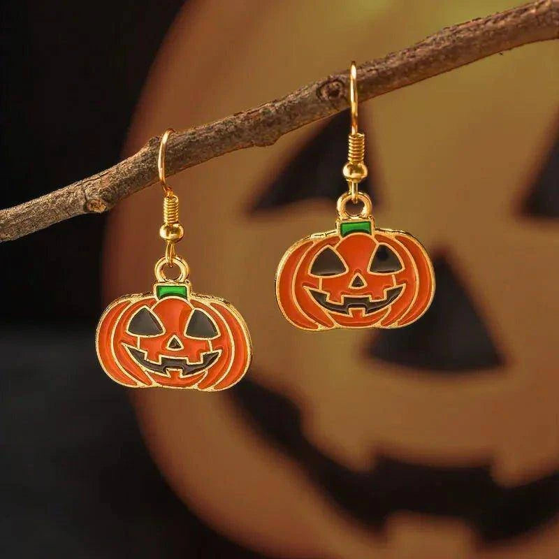 Halloween-Themed Drop Earrings - Spooky & Fun Designs for the Perfect Costume Accessory 🎃 - Home Kartz