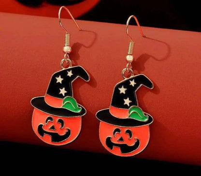 Halloween-Themed Drop Earrings - Spooky & Fun Designs for the Perfect Costume Accessory 🎃 - Home Kartz