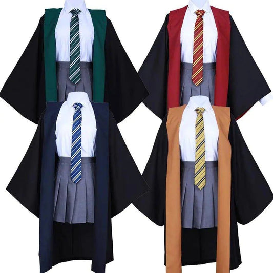 Halloween Wizard School Costume Robe - Authentic Wizard Robe for Parties - Home Kartz