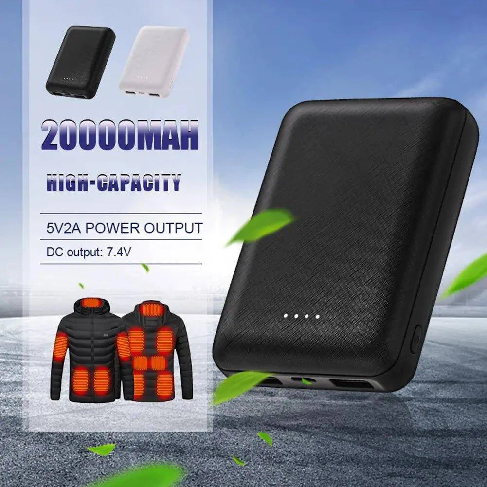 Power Bank for Heated Clothing – 10000mAh Portable Charger for Heated Vests & Gloves - Home Kartz