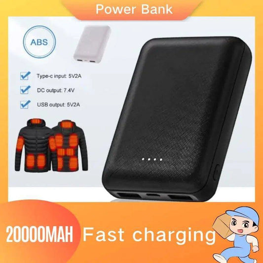 Power Bank for Heated Clothing – 10000mAh Portable Charger for Heated Vests & Gloves - Home Kartz