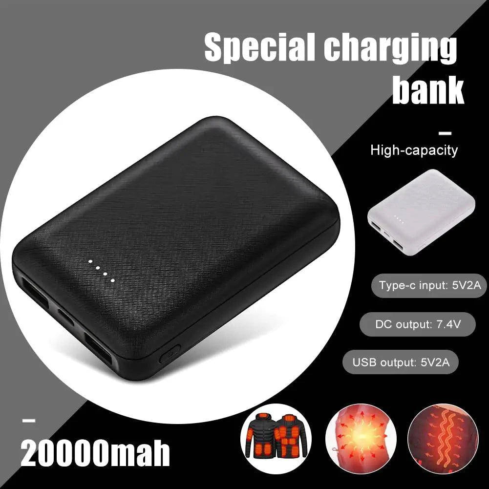 Power Bank for Heated Clothing – 10000mAh Portable Charger for Heated Vests & Gloves - Home Kartz