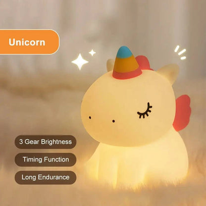 Adorable LED Night Light – Rechargeable and Portable for Kids and Adults - Home Kartz