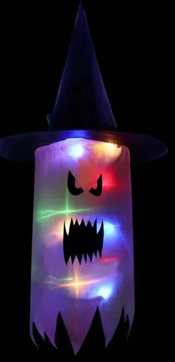 Spooky Halloween Ghost Lanterns | Festive Cloth Art Ghost String Lights - Home Kartz