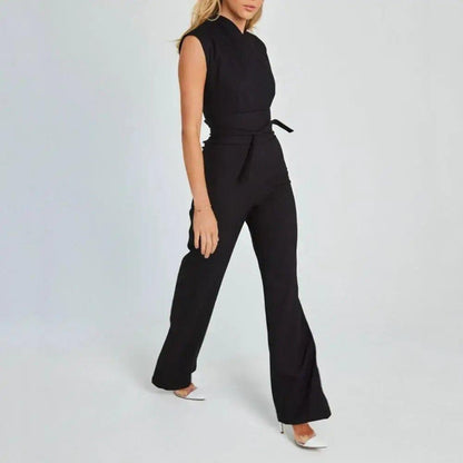 Unleash Elegance: High-Waist Wide Leg Summer Jumpsuit for Chic Seasonal Style - Home Kartz