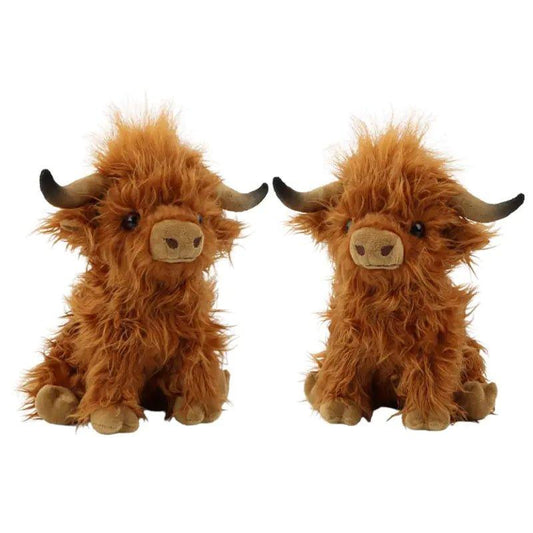 Highland Cow Plush Toy: A Cuddly Simulation for Comfort and Joy - Home Kartz