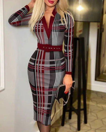 Sexy Long Sleeve Dress with Hip Design – Flattering and Bold - Home Kartz