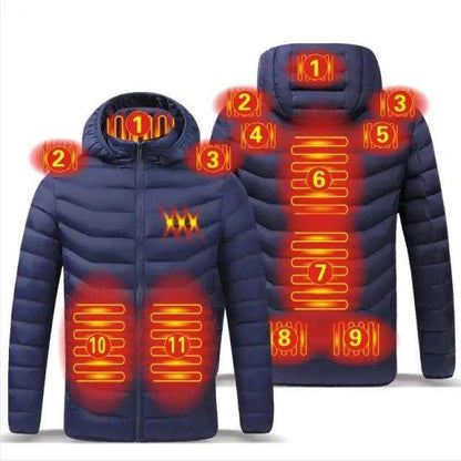 🔥 Hooded Heated Jackets | Stay Warm & Dry in Any Weather 🌧️ - Home Kartz
