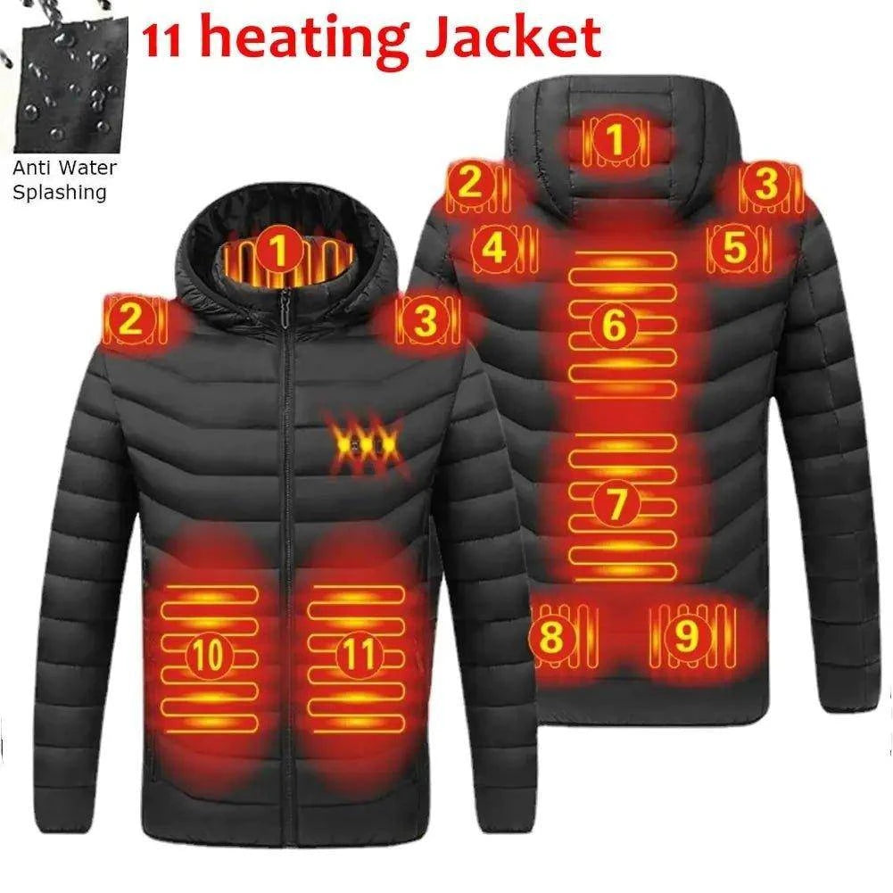 🔥 Hooded Heated Jackets | Stay Warm & Dry in Any Weather 🌧️ - Home Kartz