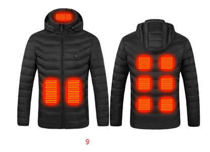 🔥 Hooded Heated Jackets | Stay Warm & Dry in Any Weather 🌧️ - Home Kartz