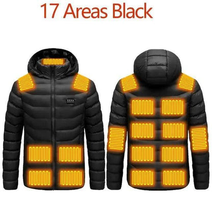 🔥 Hooded Heated Jackets | Stay Warm & Dry in Any Weather 🌧️ - Home Kartz