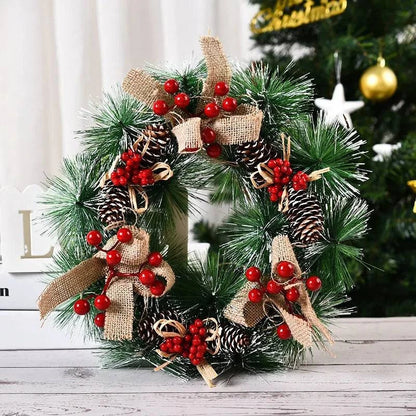 Festive Christmas Wreath Door Garlands – Add Holiday Cheer to Your Door - Home Kartz