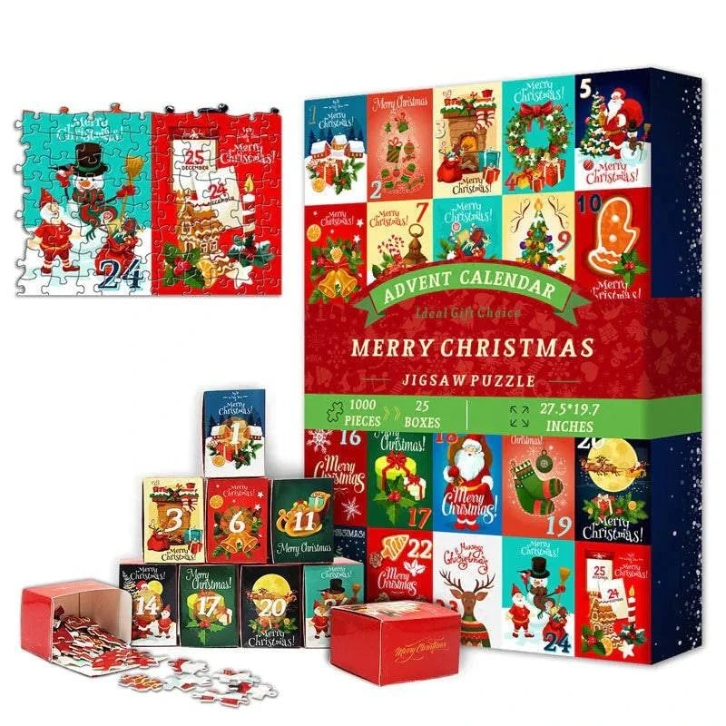 Unveil Holiday Magic with Our Christmas Advent Puzzle – 24 Days of Festive Fun - Home Kartz