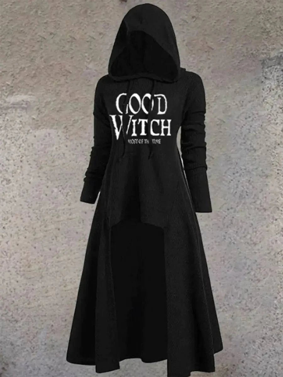 Enchanting Good Witch Long Sleeve Hooded Halloween Top for Magical Style - Home Kartz
